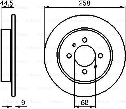 BOSCH 0 986 478 836 - Disque de frein cwaw.fr