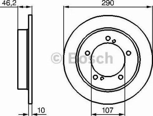 BOSCH 0 986 478 838 - Disque de frein cwaw.fr