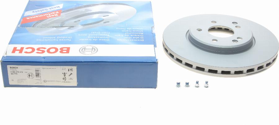 BOSCH 0 986 478 876 - Disque de frein cwaw.fr