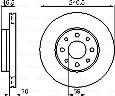 BOSCH 0 986 478 878 - Disque de frein cwaw.fr