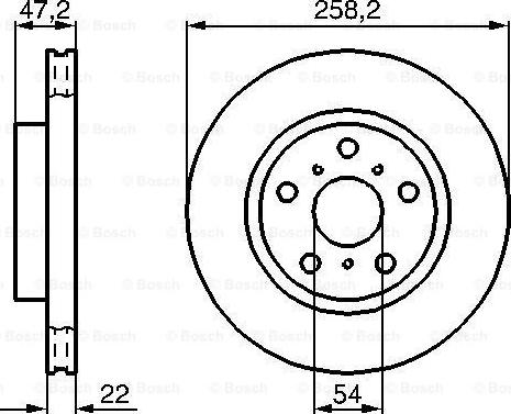 BOSCH 0 986 478 396 - Disque de frein cwaw.fr