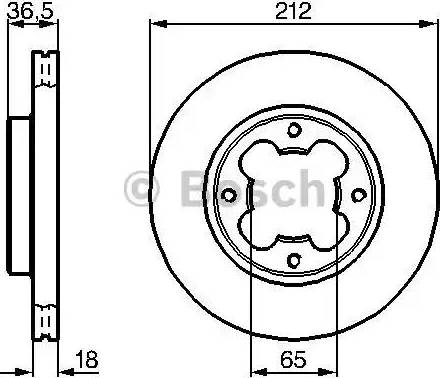 BOSCH 0 986 478 392 - Disque de frein cwaw.fr