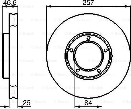 BOSCH 0 986 478 397 - Disque de frein cwaw.fr