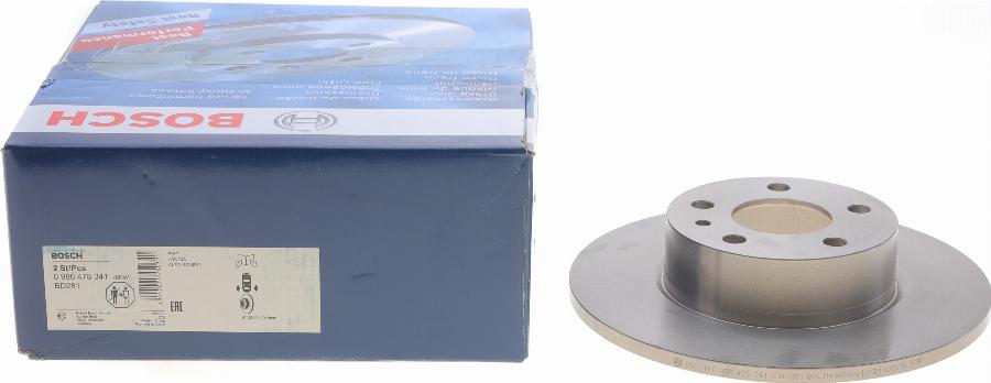 BOSCH 0 986 478 341 - Disque de frein cwaw.fr