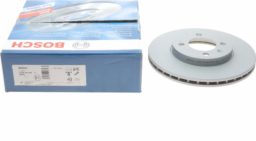 BOSCH 0 986 478 308 - Disque de frein cwaw.fr