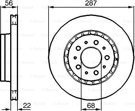 BOSCH 0 986 478 388 - Disque de frein cwaw.fr