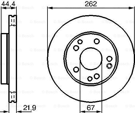 BOSCH 0 986 478 330 - Disque de frein cwaw.fr