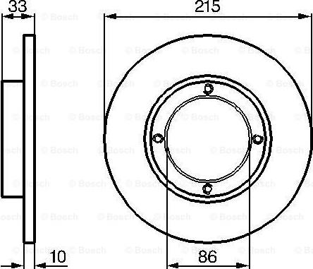 BOSCH 0 986 478 376 - Disque de frein cwaw.fr