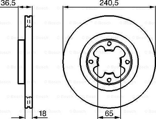 BOSCH 0 986 478 292 - Disque de frein cwaw.fr