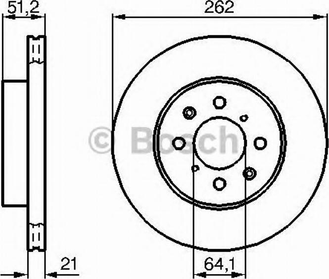 BOSCH 0 986 478 240 - Disque de frein cwaw.fr