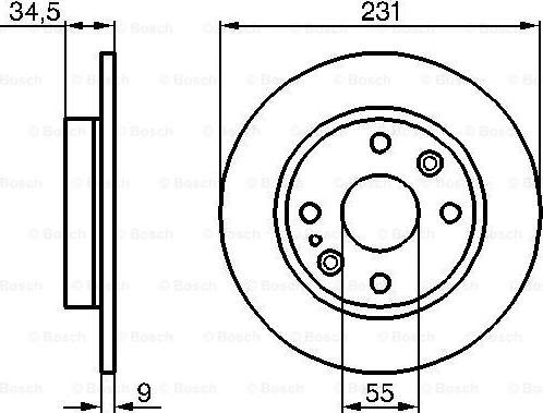 BOSCH 0 986 478 242 - Disque de frein cwaw.fr