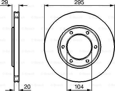 BOSCH 0 986 478 257 - Disque de frein cwaw.fr