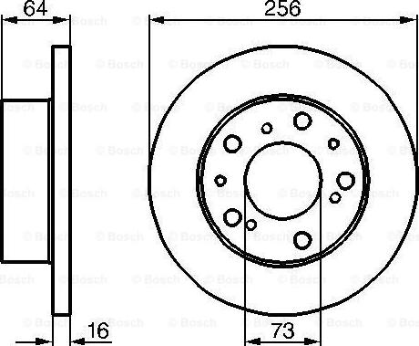 BOSCH 0 986 478 200 - Disque de frein cwaw.fr