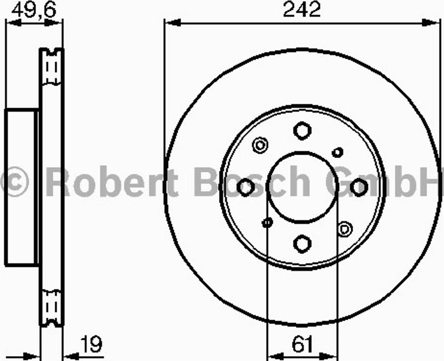 BOSCH 0 986 478 202 - Disque de frein cwaw.fr