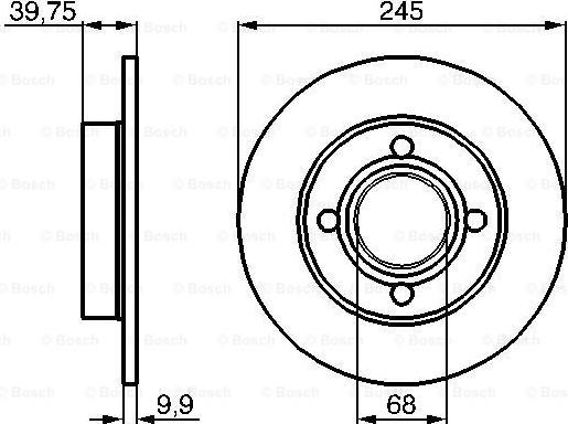 BOSCH 0 986 478 216 - Disque de frein cwaw.fr