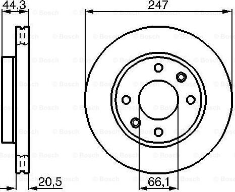 ATE 520131 - Disque de frein cwaw.fr