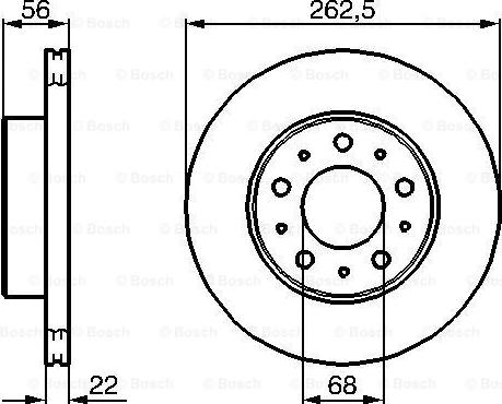 BOSCH 0 986 478 283 - Disque de frein cwaw.fr