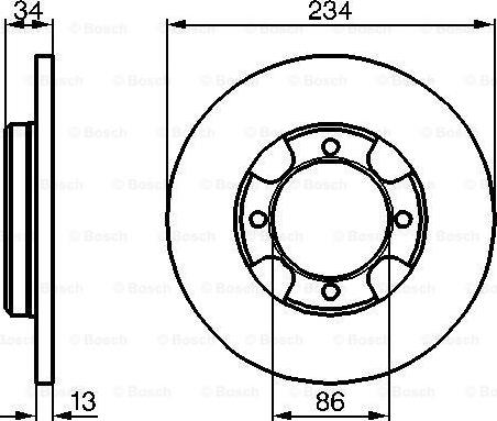 BOSCH 0 986 478 282 - Disque de frein cwaw.fr