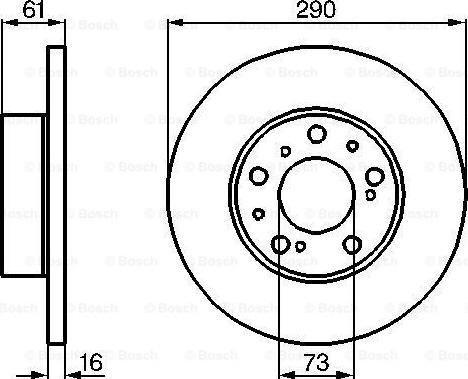 BOSCH 0 986 478 234 - Disque de frein cwaw.fr