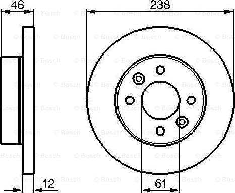 BOSCH 0 986 478 274 - Disque de frein cwaw.fr