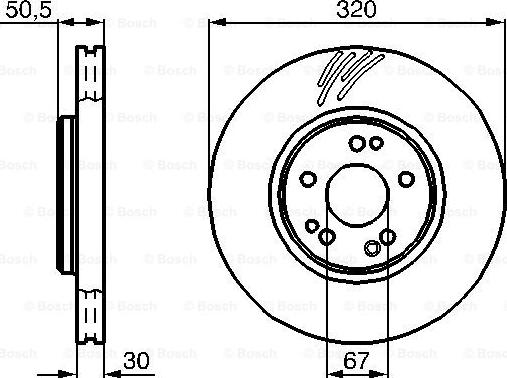 BOSCH 0 986 478 791 - Disque de frein cwaw.fr