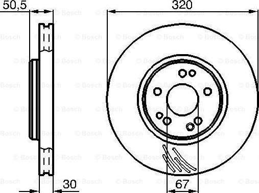 BOSCH 0 986 478 792 - Disque de frein cwaw.fr