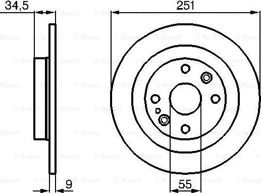 BOSCH 0 986 478 701 - Disque de frein cwaw.fr