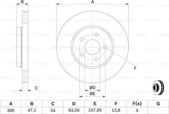 BOSCH 0 986 478 718 - Disque de frein cwaw.fr