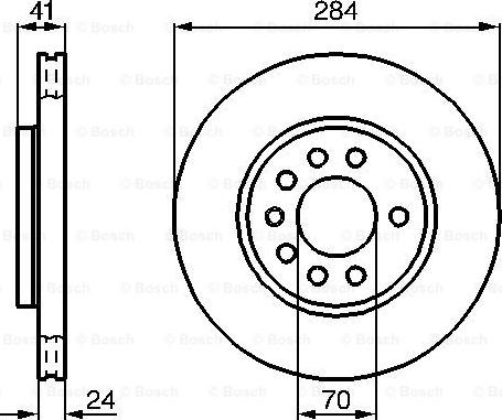 BOSCH 0 986 478 717 - Disque de frein cwaw.fr