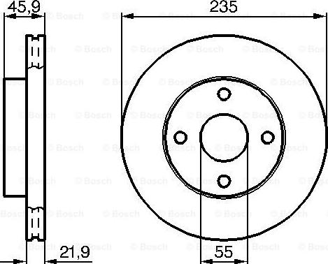 BOSCH 0 986 478 787 - Disque de frein cwaw.fr