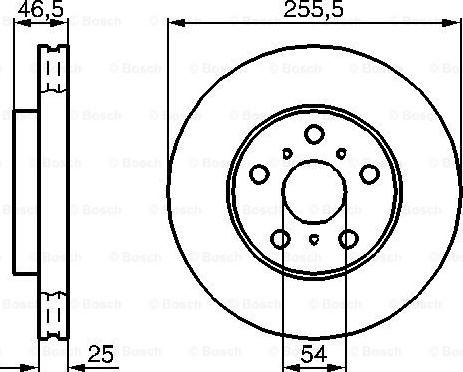 BOSCH 0 986 478 724 - Disque de frein cwaw.fr