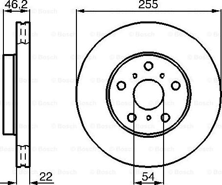 BOSCH 0 986 478 725 - Disque de frein cwaw.fr