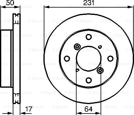 BOSCH 0 986 478 721 - Disque de frein cwaw.fr