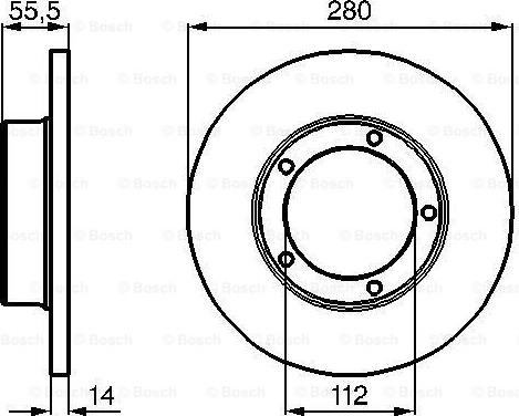 BOSCH 0 986 478 770 - Disque de frein cwaw.fr