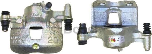 BOSCH 0 986 473 203 - Étrier de frein cwaw.fr