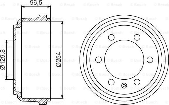 BOSCH 0 986 477 218 - Tambour de frein cwaw.fr