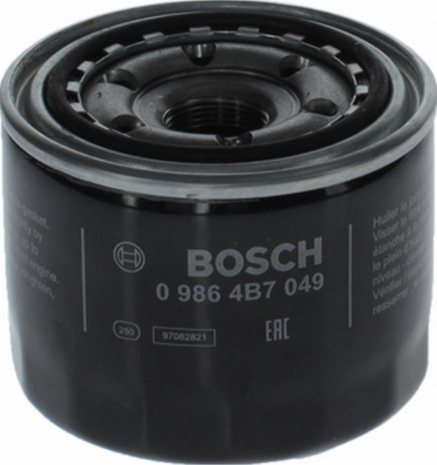 BOSCH 0 986 4B7 049 - Filtre à huile cwaw.fr