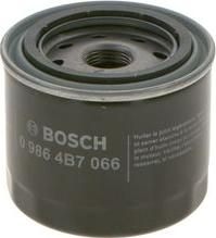 BOSCH 0 986 4B7 066 - Filtre à huile cwaw.fr