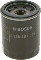 BOSCH 0 986 4B7 063 - Filtre à huile cwaw.fr