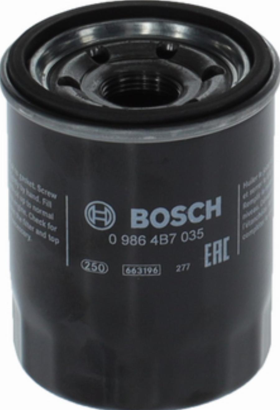 BOSCH 0 986 4B7 035 - Filtre à huile cwaw.fr