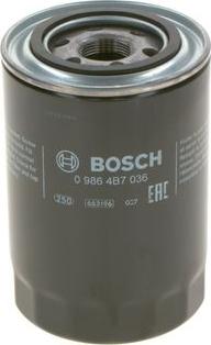 BOSCH 0 986 4B7 036 - Filtre à huile cwaw.fr