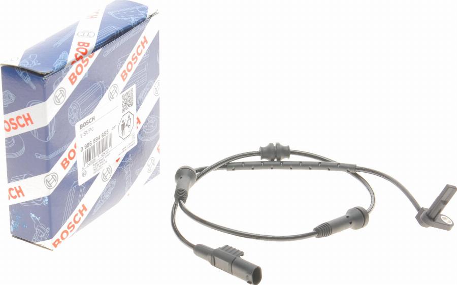 BOSCH 0 986 594 655 - Capteur, vitesse de roue cwaw.fr