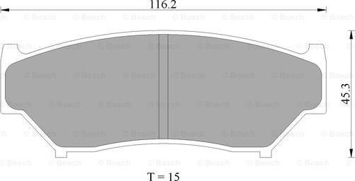 BOSCH 0 986 505 959 - Kit de plaquettes de frein, frein à disque cwaw.fr