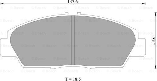 BOSCH 0 986 505 960 - Kit de plaquettes de frein, frein à disque cwaw.fr