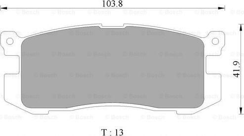 BOSCH 0 986 505 968 - Kit de plaquettes de frein, frein à disque cwaw.fr