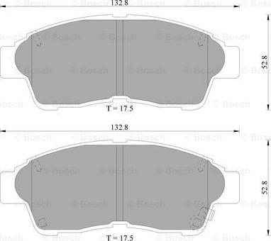 BOSCH 0 986 505 962 - Kit de plaquettes de frein, frein à disque cwaw.fr