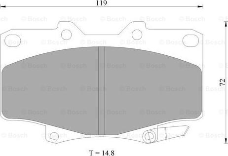 BOSCH 0 986 505 904 - Kit de plaquettes de frein, frein à disque cwaw.fr