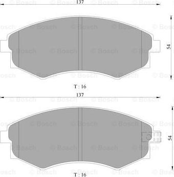 BOSCH 0 986 505 902 - Kit de plaquettes de frein, frein à disque cwaw.fr