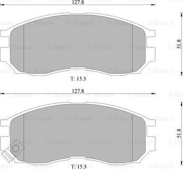 BOSCH 0 986 505 929 - Kit de plaquettes de frein, frein à disque cwaw.fr