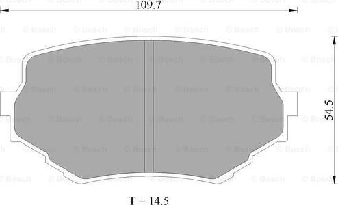 BOSCH 0 986 505 978 - Kit de plaquettes de frein, frein à disque cwaw.fr